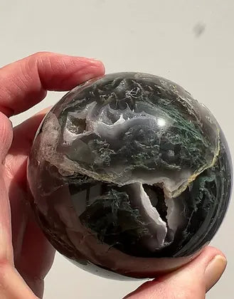 Moss Agate Sphere