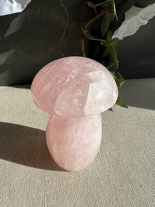 Rose Quartz Mushroom