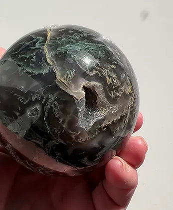 Moss Agate Sphere