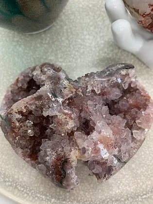 Pink Amethyst Heart