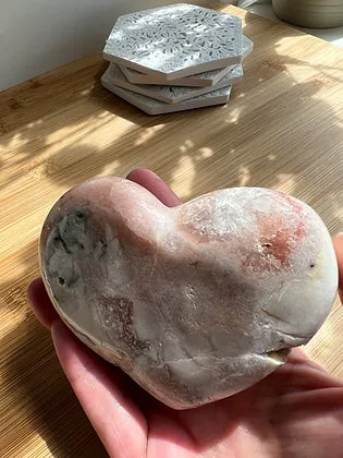 Pink Amethyst Heart