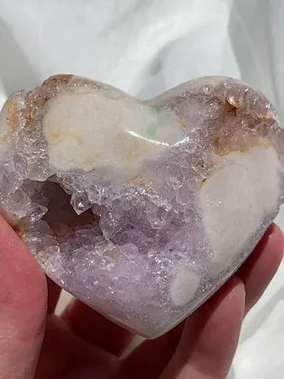 Pink Amethyst Heart