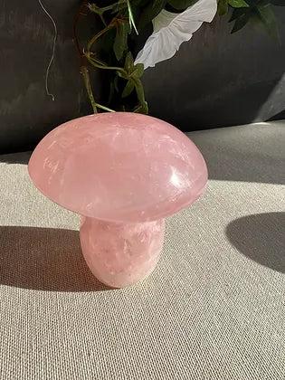 Rose Quartz Mushroom