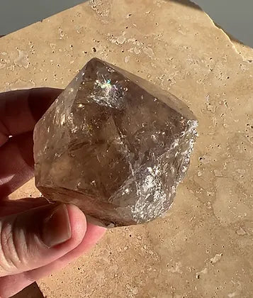 Smokey Quartz polished point rough