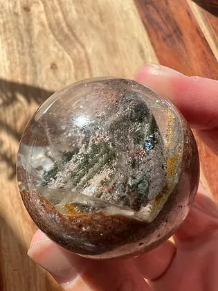 Lodolite/Garden Quartz Sphere