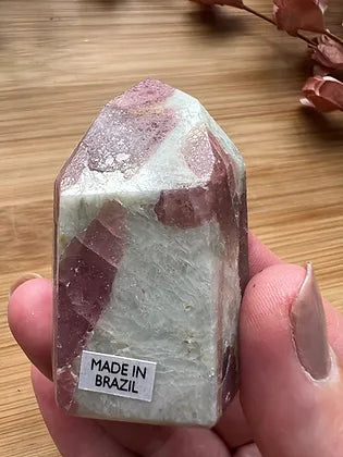 Pink Tourmaline Quartz Point