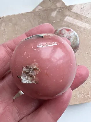 Peruvian Pink Opal Sphere