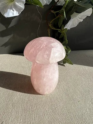 Rose Quartz Mushroom