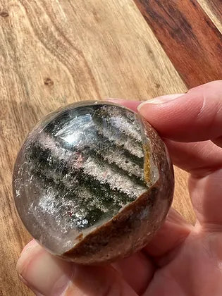 Lodolite/Garden Quartz Sphere