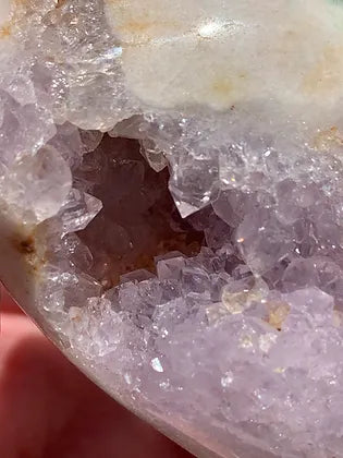 Pink Amethyst Heart