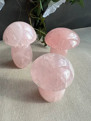 Rose Quartz Mushroom