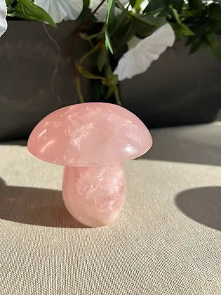 Rose Quartz Mushroom