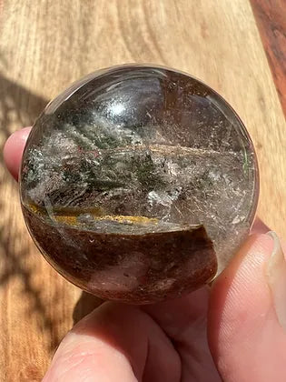 Lodolite/Garden Quartz Sphere