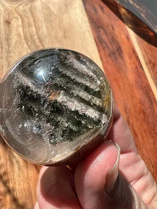 Lodolite/Garden Quartz Sphere