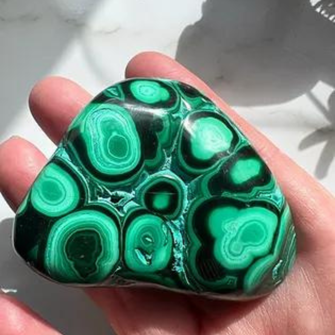 Malachite & Chrysocholla Freeform AA Grade