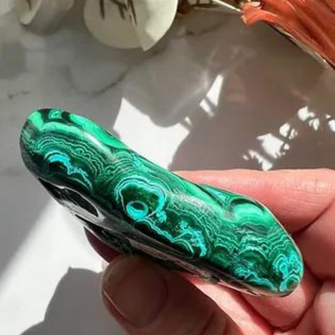 Malachite & Chrysocholla Freeform AA Grade