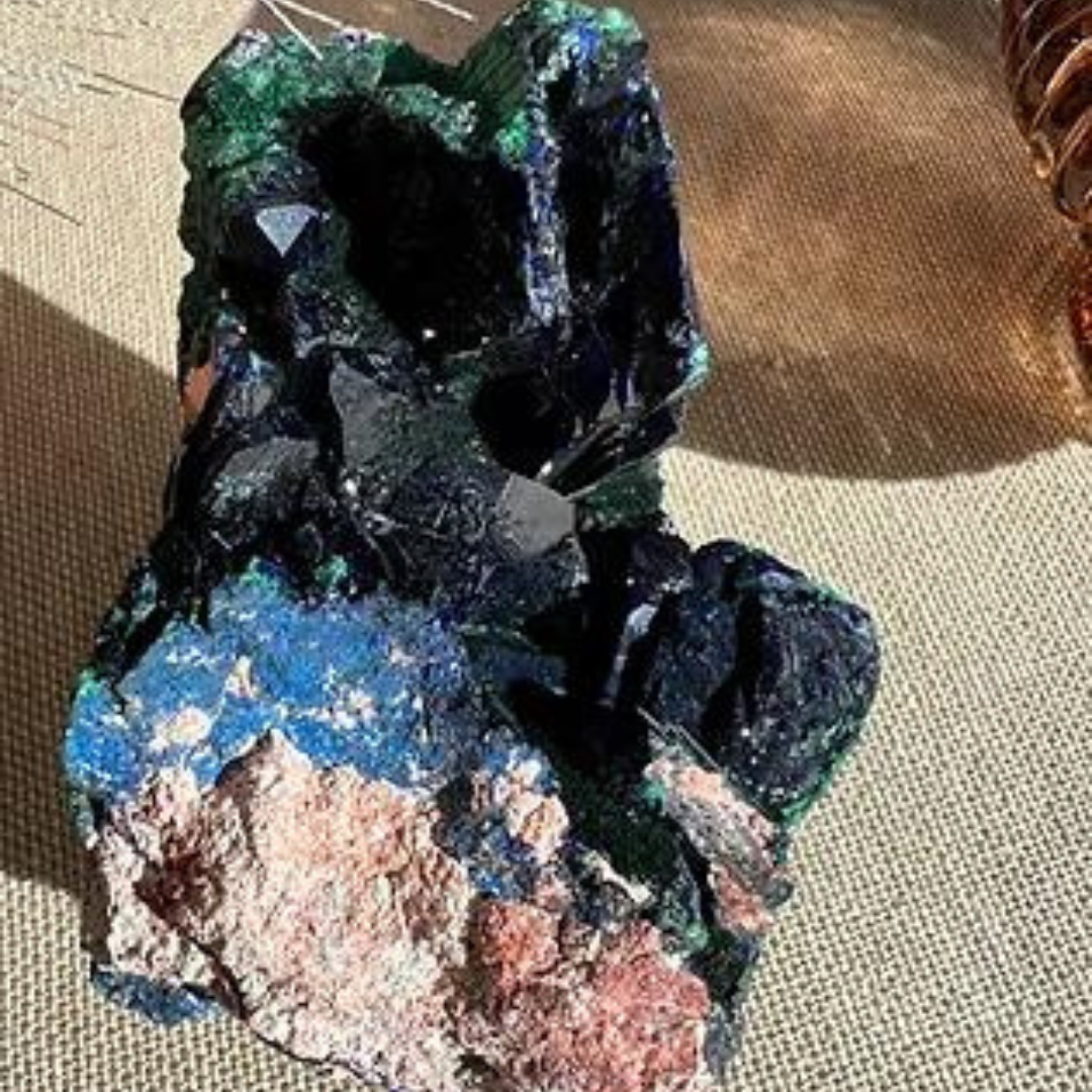 Azurite and Malachite Specimen