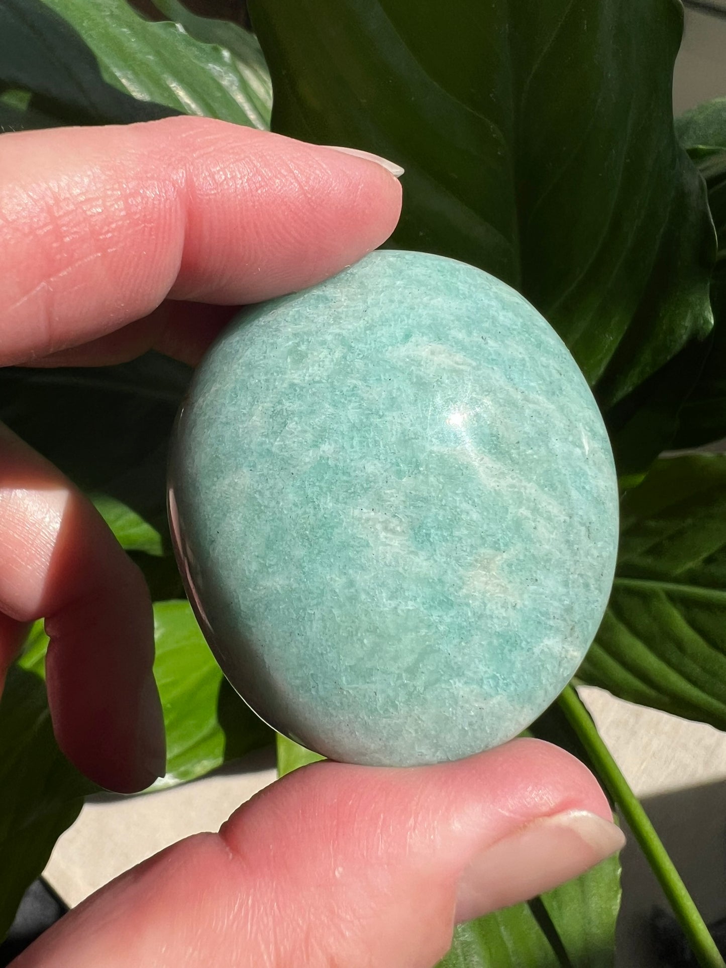 Amazonite Palmstone