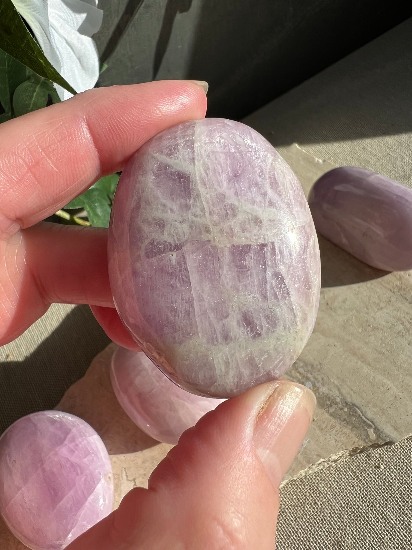 Kunzite Palmstone