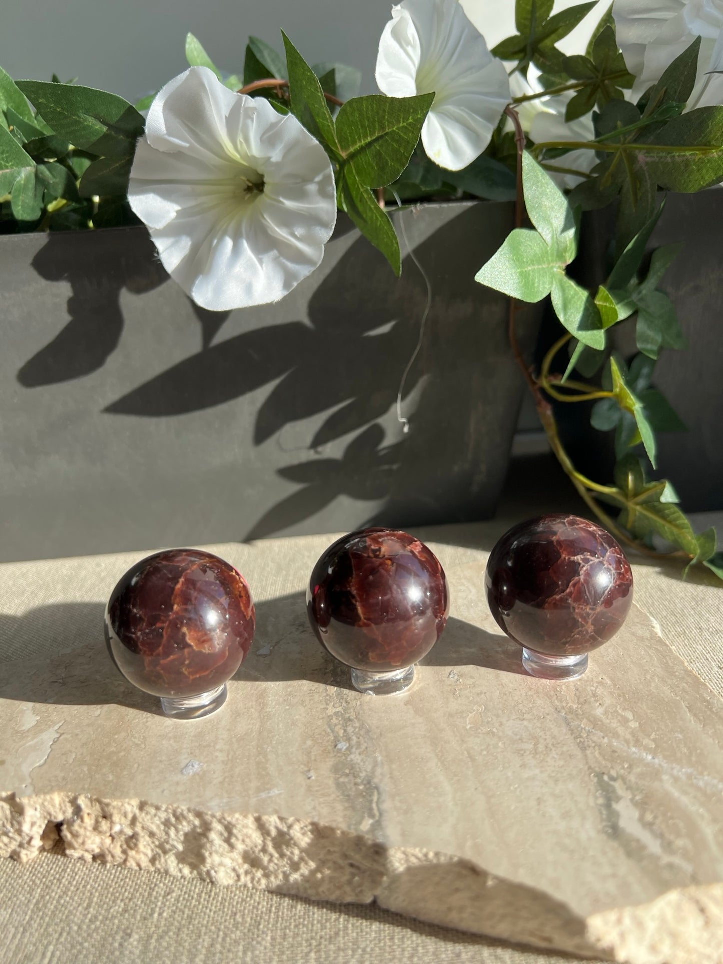 Star Garnet Spheres