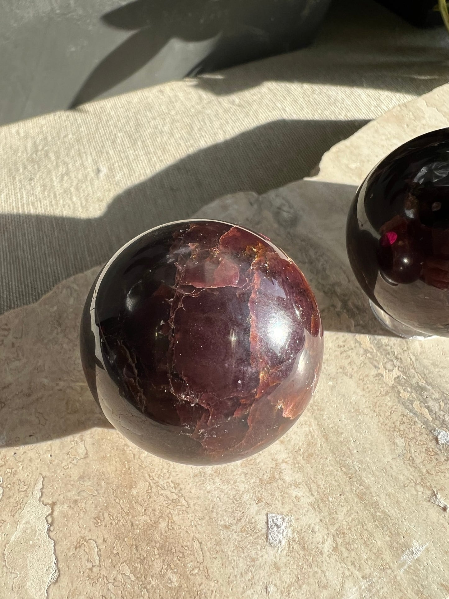 Star Garnet Spheres