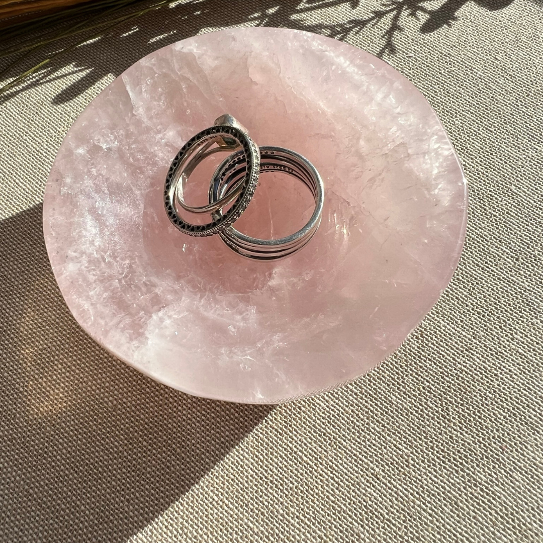 Rose Quartz Round Bowl