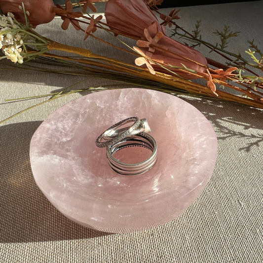 Rose Quartz Round Bowl