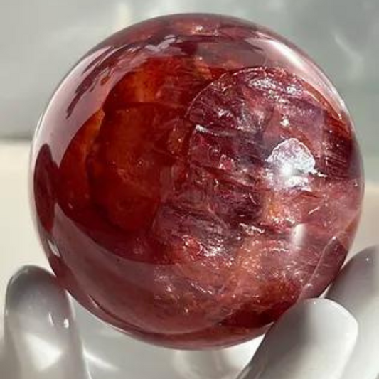 A Grade - Fire Quartz Sphere