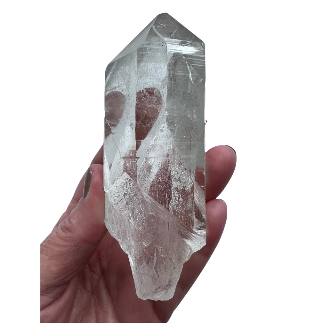 AAA Grade Green Icy Chlorite Quartz