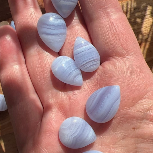 Blue Lace Agate Teardrop