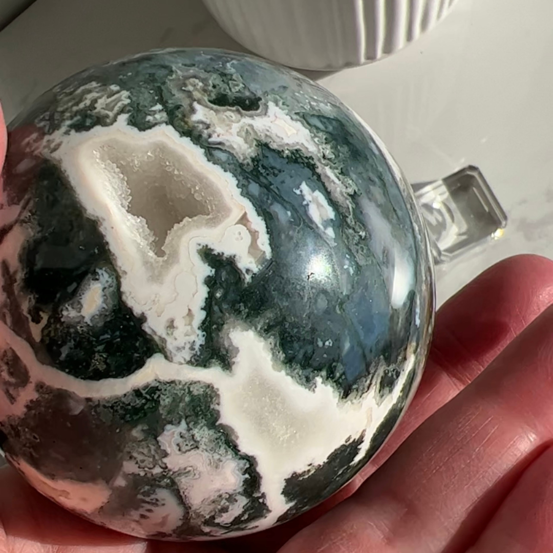 Moss Agate Sphere